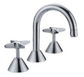 Round Basin Cross Handle Tap Set – Chrome, 3-Piece | WELS 3 Star