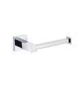 Square Toilet Paper Holder – 159.5mm – Chrome or Matte Black