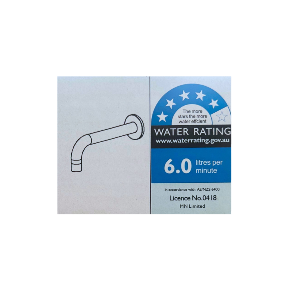 Round Bath Spout 200mm | WELS 5 Star
