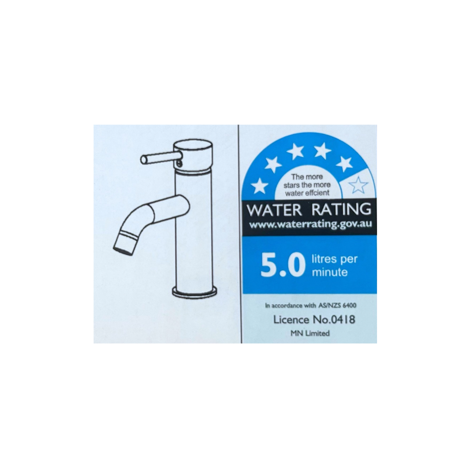 Round Basin Mixer Tap | WELS 5 Star