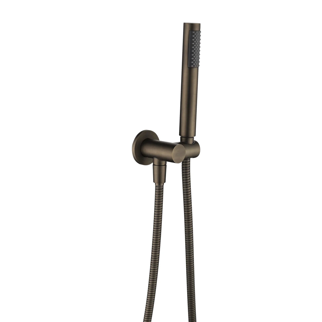 Round Shower Set-Handpiece on bracket