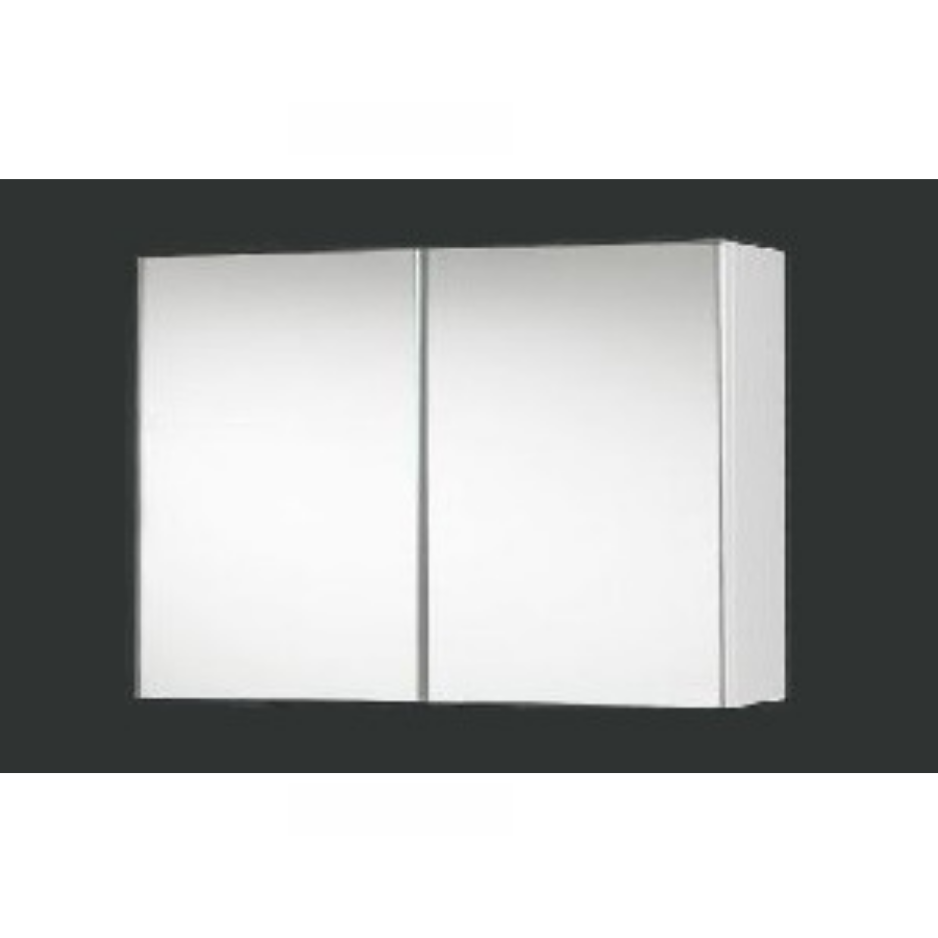 Gloss White Pencil Edge Shaving Mirror Cabinet – 600 / 750 / 900 / 1200mm