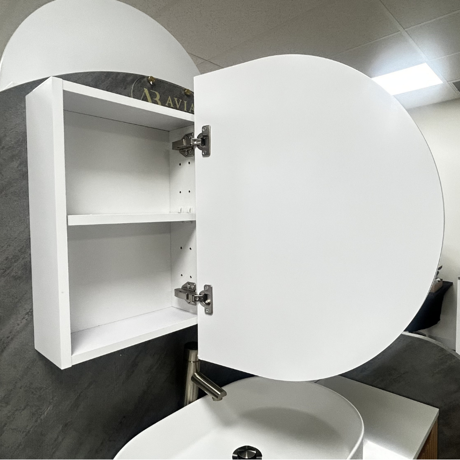 Oval Mirror Cabinet