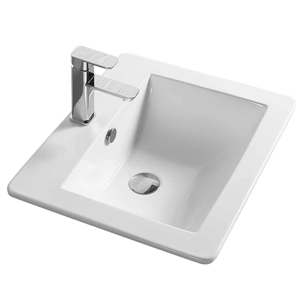 Drop-In Basin 535×450×155mm | Gloss White