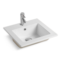 Drop-In Square Basin 415×415×170mm | Gloss White