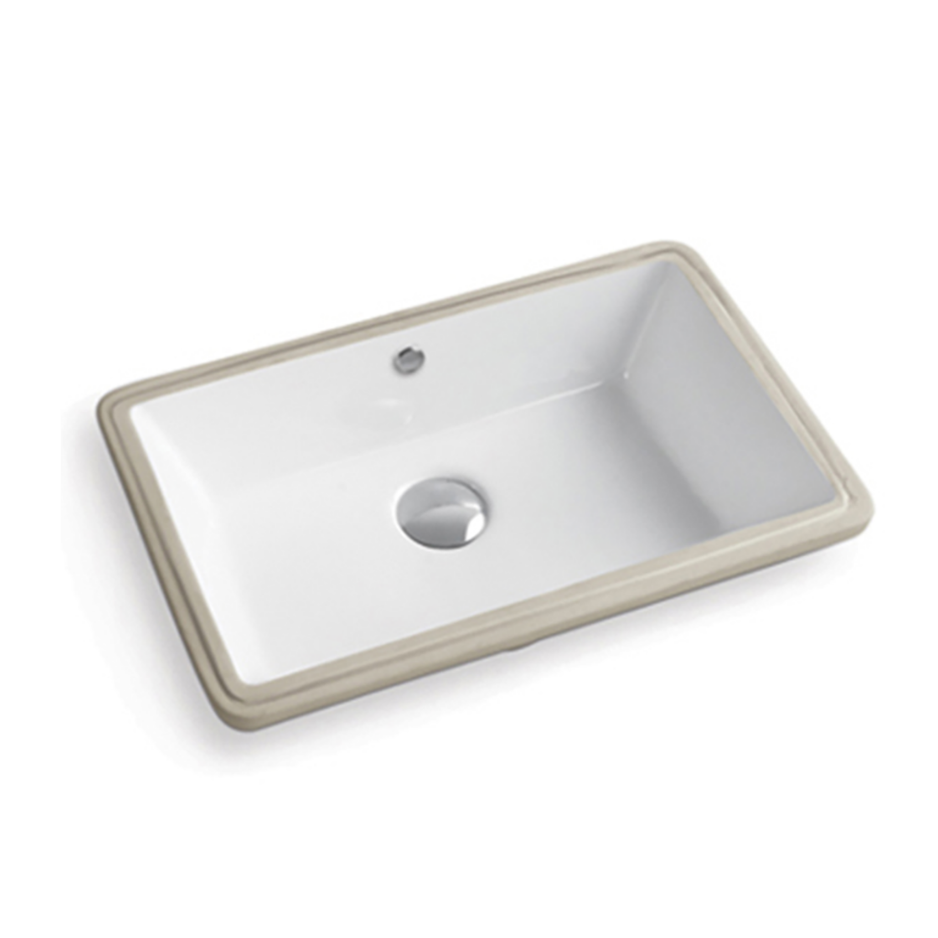 Under Counter Rectangle Basin 540x350x185mm | Gloss White