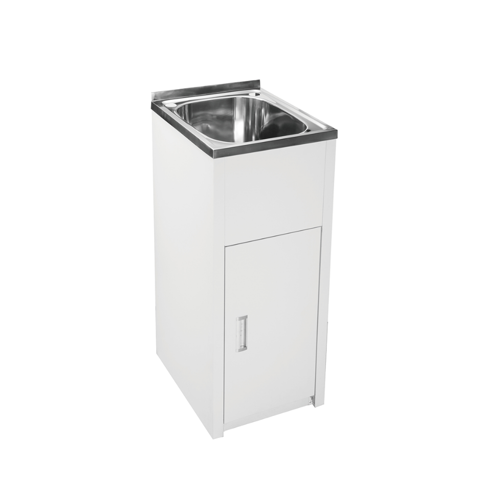 27L Compact Laundry Tub & Cabinet – 380mm Wide