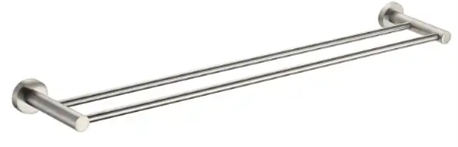 Round Double Towel Rail 600mm / 750mm