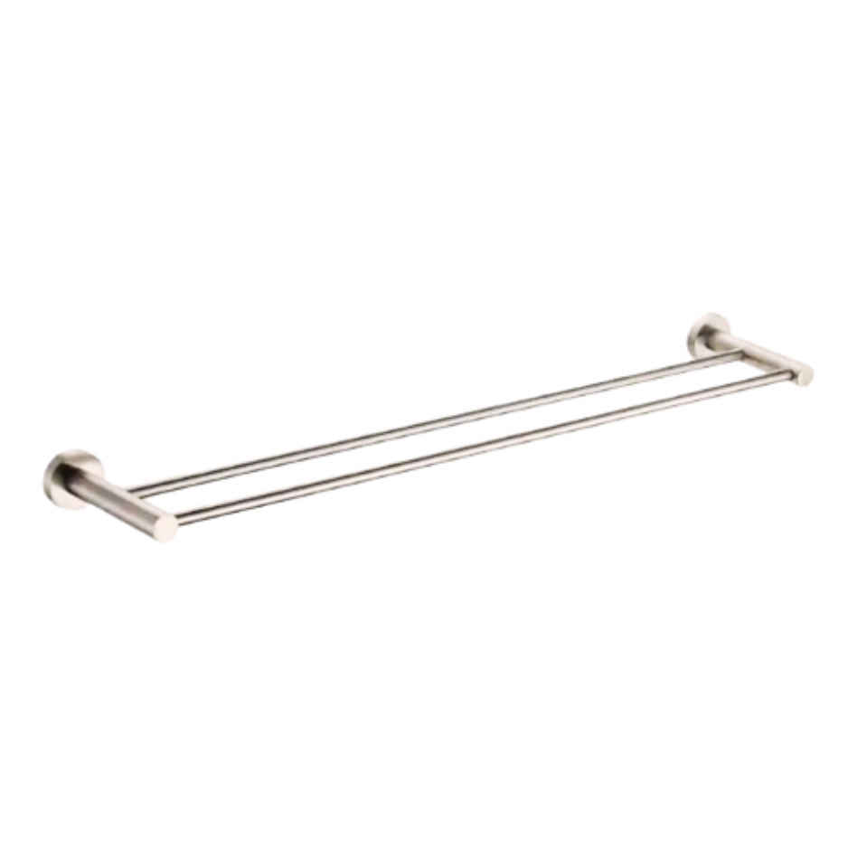 Round Double Towel Rail 600mm / 750mm