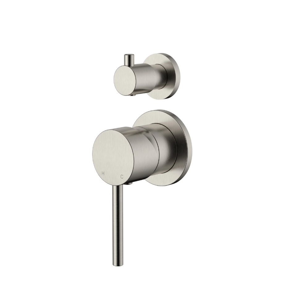 Round Wall Mixer with Diverter 35mm Cartridge