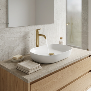 Financial Year Sales - Brushed Gold Tapware & Basin Package