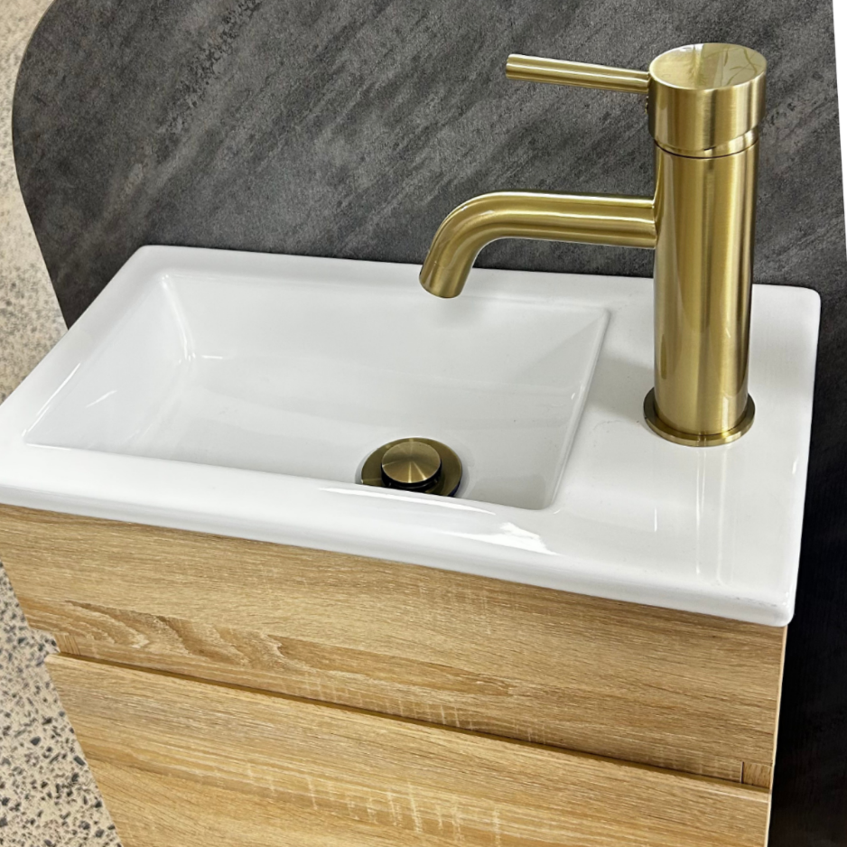 Bundle Offer - Brushed Gold Tapware Package (Round Basin Mixer)