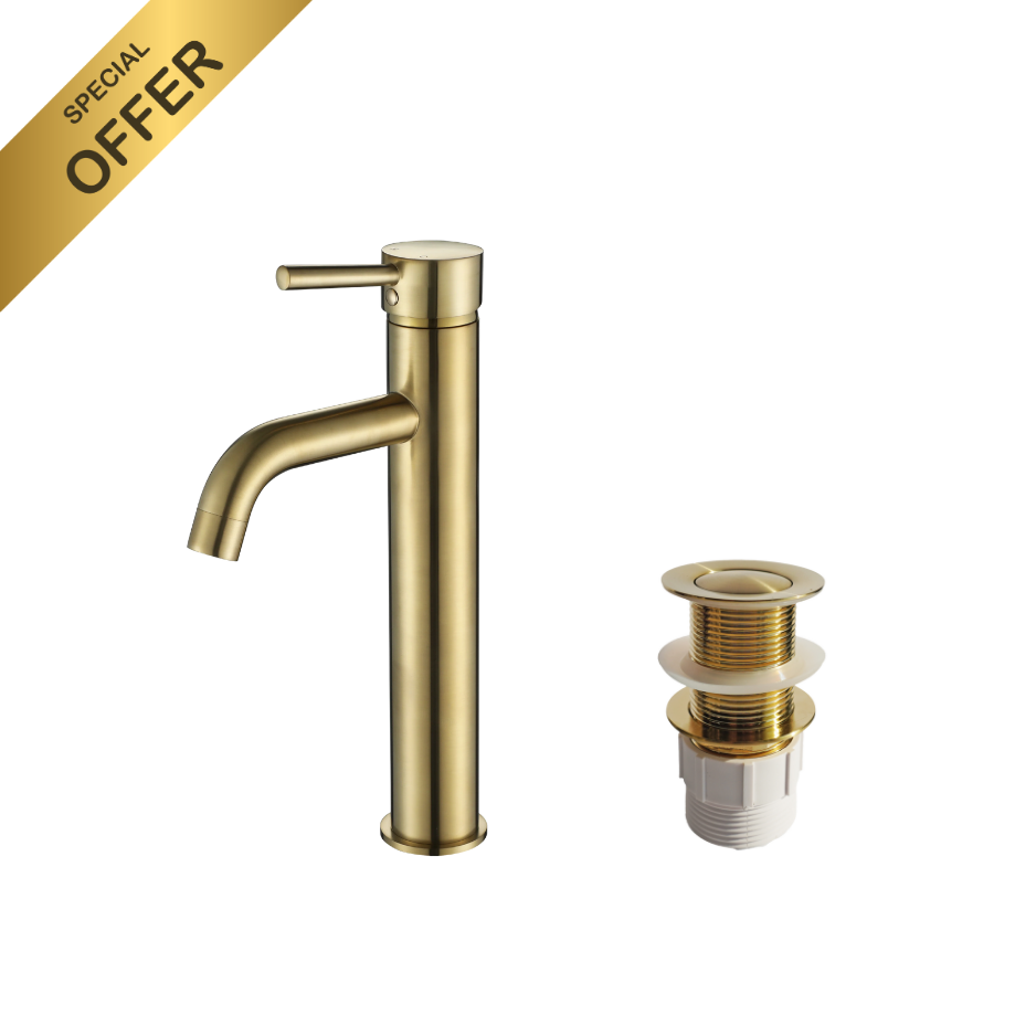 Bundle Offer - Brushed Gold Tapware Package