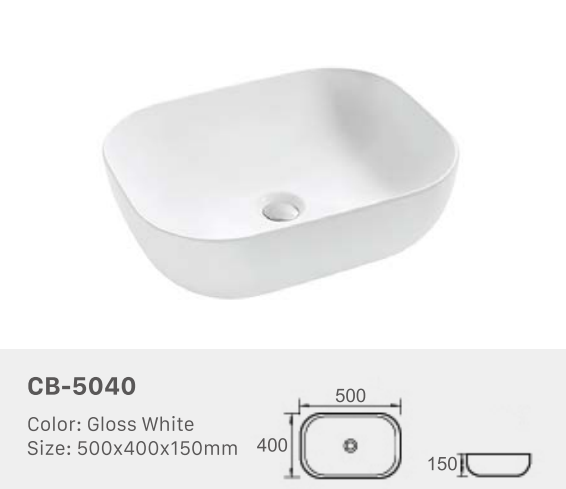 Above Counter Basin 500*400*150
