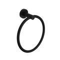 Black Round Towel Ring