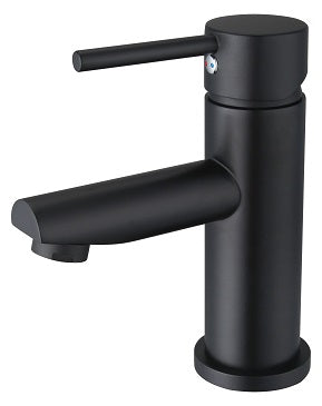 Round Basin Mixer Straight Spout