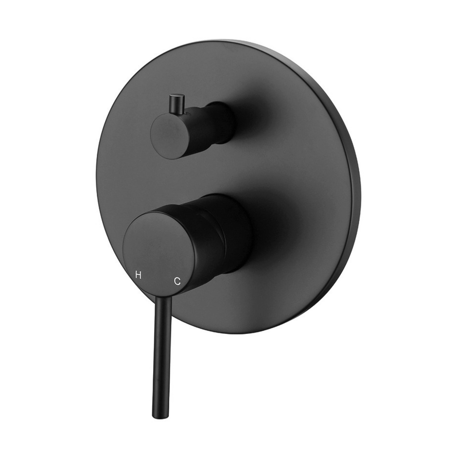 Round Wall Mixer with Diverter – 35mm Cartridge (Cover Plate 160mm)