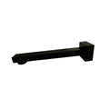 Matte Black Rectangular Bath Spout – 180mm