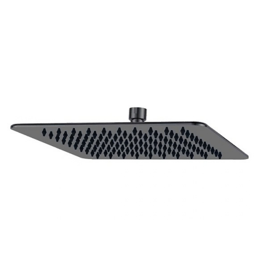 Matte Black Square Shower Head – 200mm, 250mm or 300mm | WELS 3 Star