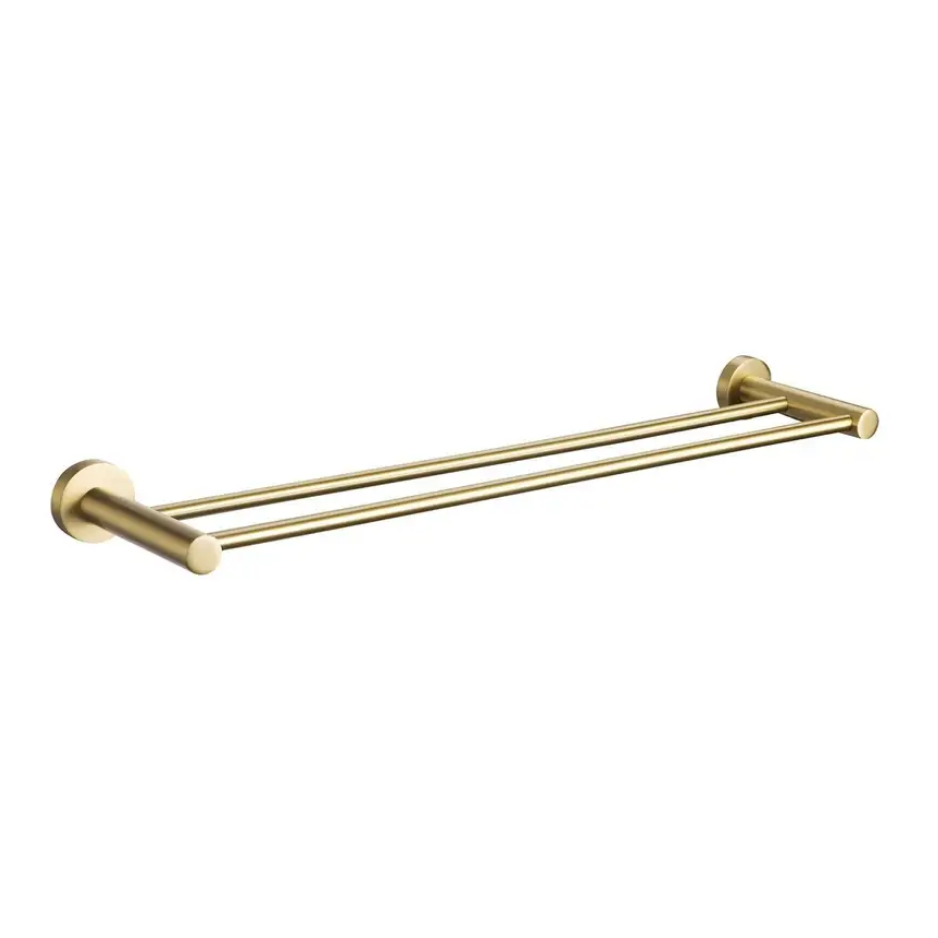 Round Double Towel Rail 600mm / 750mm