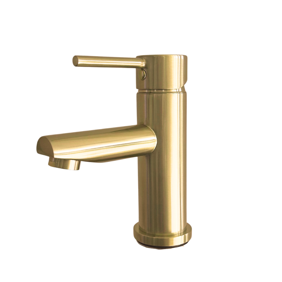 Round Basin Mixer Tap with Straight Spout | WELS 5 Star