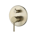 Round Wall Mixer with Diverter – 35mm Cartridge (Cover Plate 160mm)