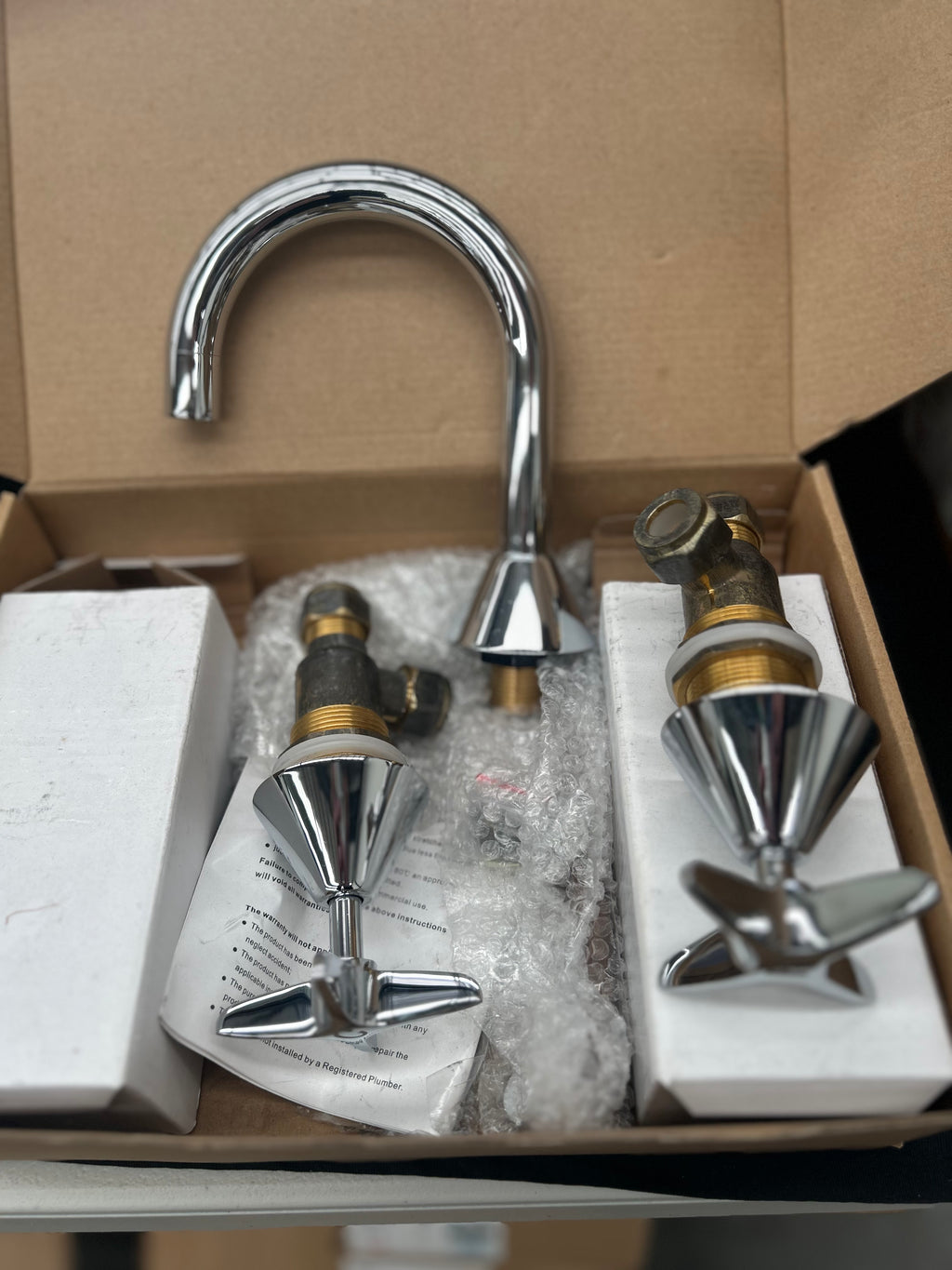 Round Basin Cross Handle Tap Set – Chrome, 3-Piece | WELS 3 Star