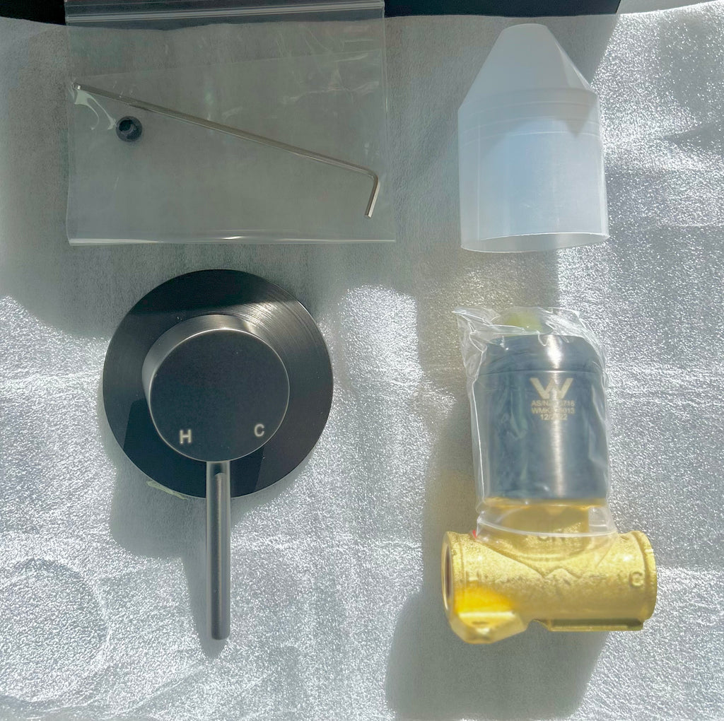 Round Wall Mixer – 80mm Backplate