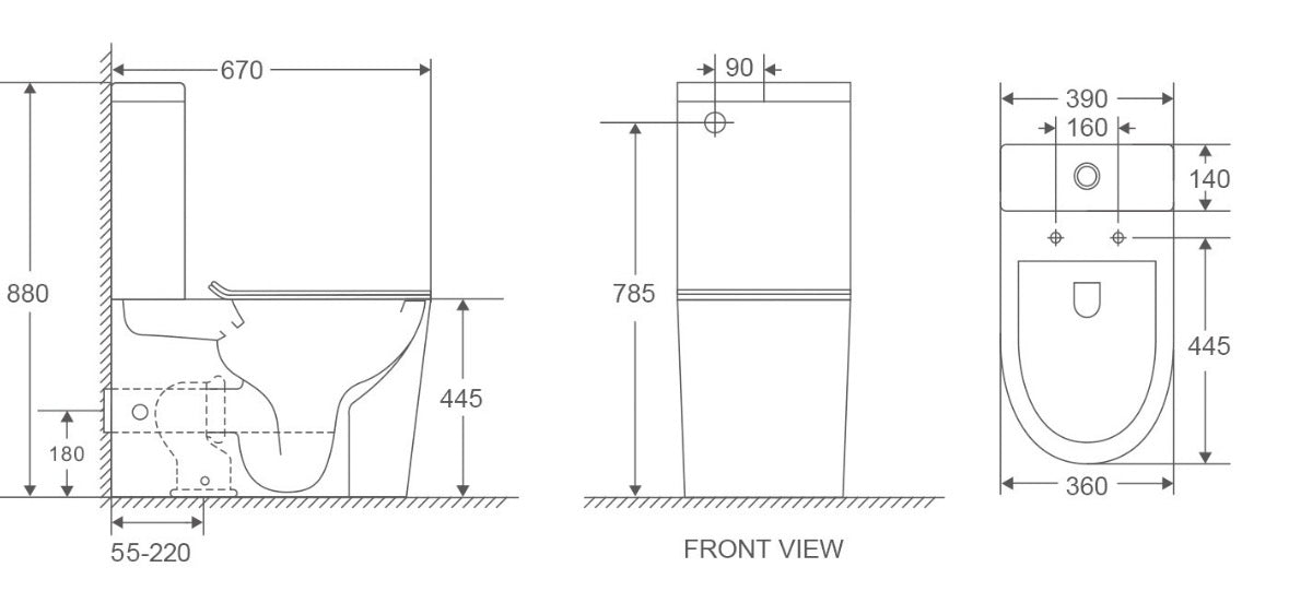 IVY – Rimless Btw Toilet