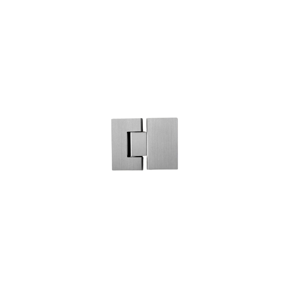 Solid Brass Glass-to-Glass Shower Hinge – 59mm Hole Spacing