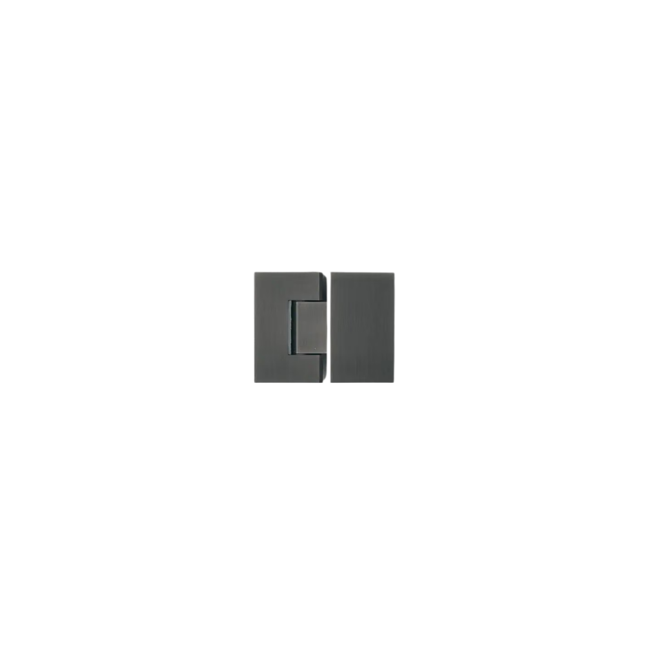 Solid Brass Glass-to-Glass Shower Hinge – 59mm Hole Spacing