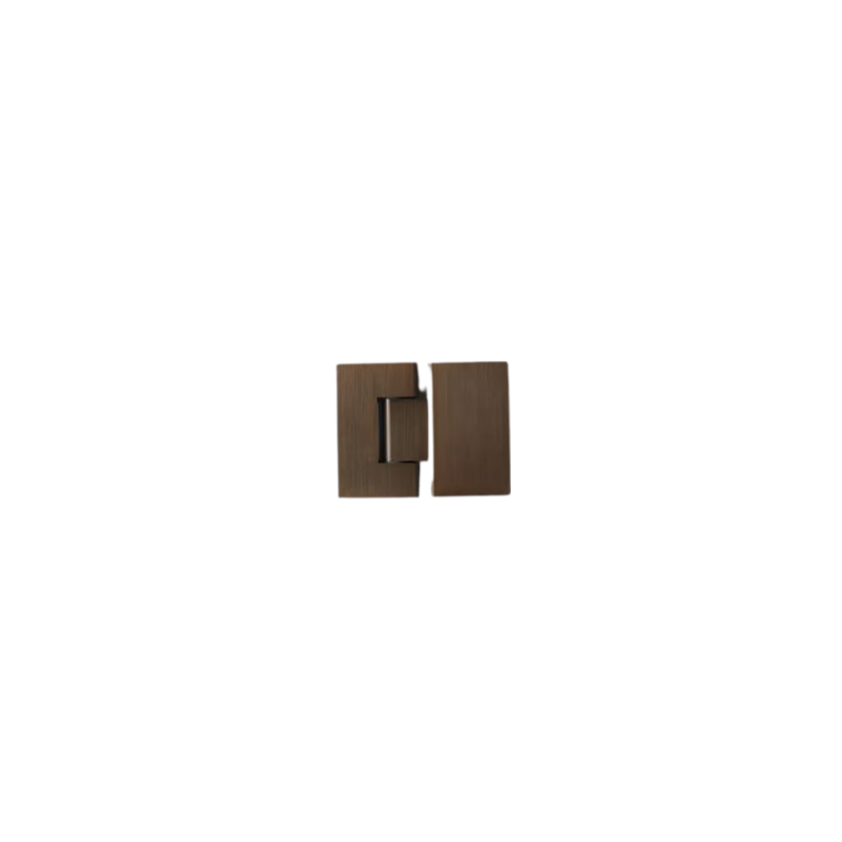 Solid Brass Glass-to-Glass Shower Hinge – 59mm Hole Spacing