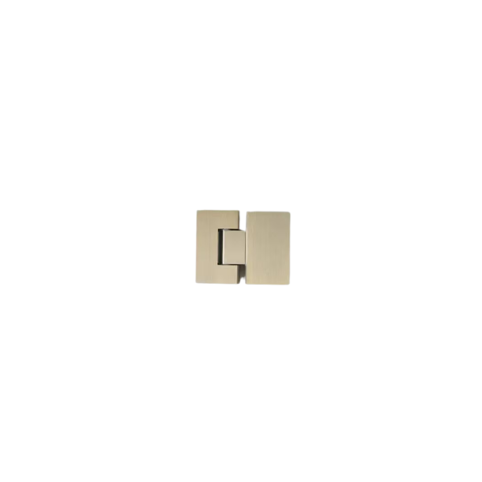 Solid Brass Glass-to-Glass Shower Hinge – 59mm Hole Spacing
