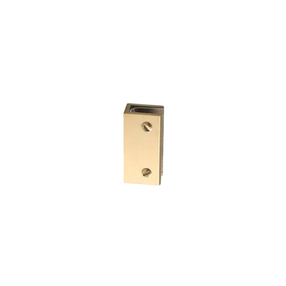 Solid Brass Shower Glass Clamps – Multiple Finishes