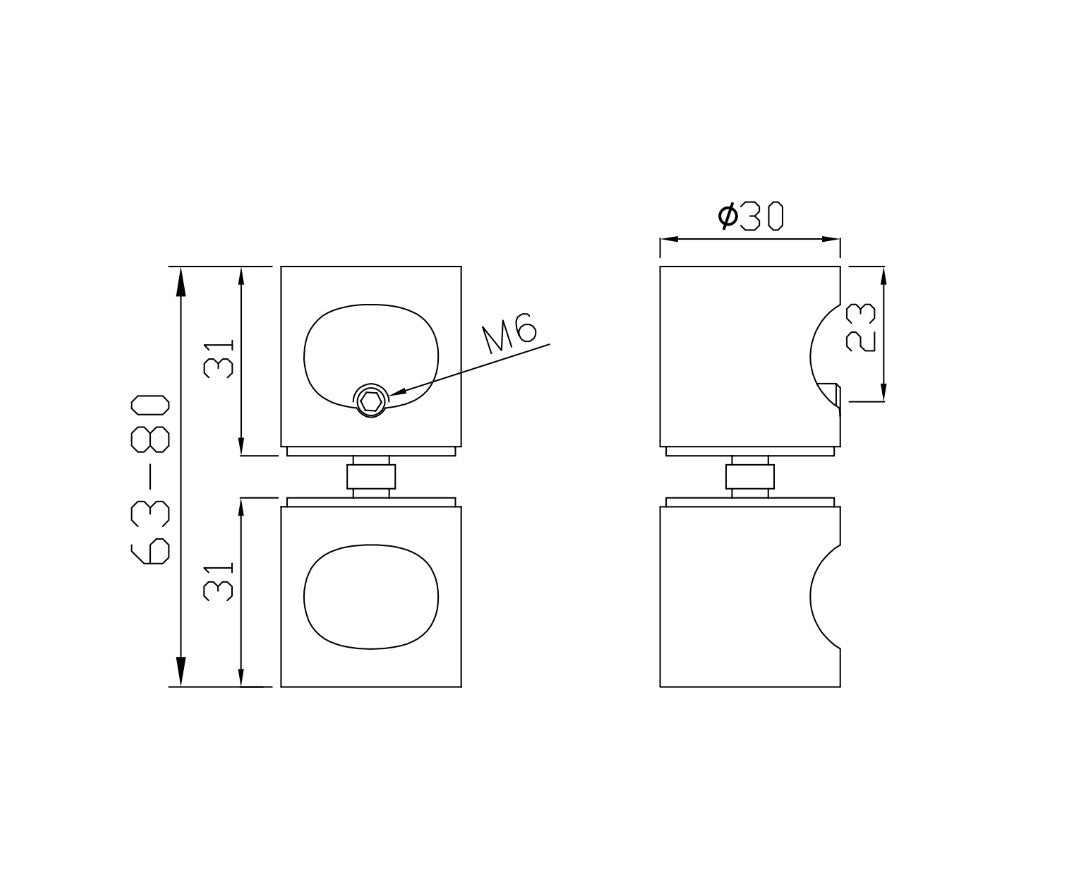 Shower Door Handle