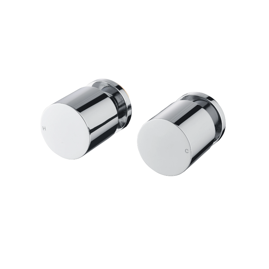 Double Round Wall Mixers