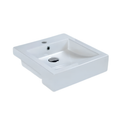 Semi Recessed Basin 420x470x150mm | Gloss White Ceramic
