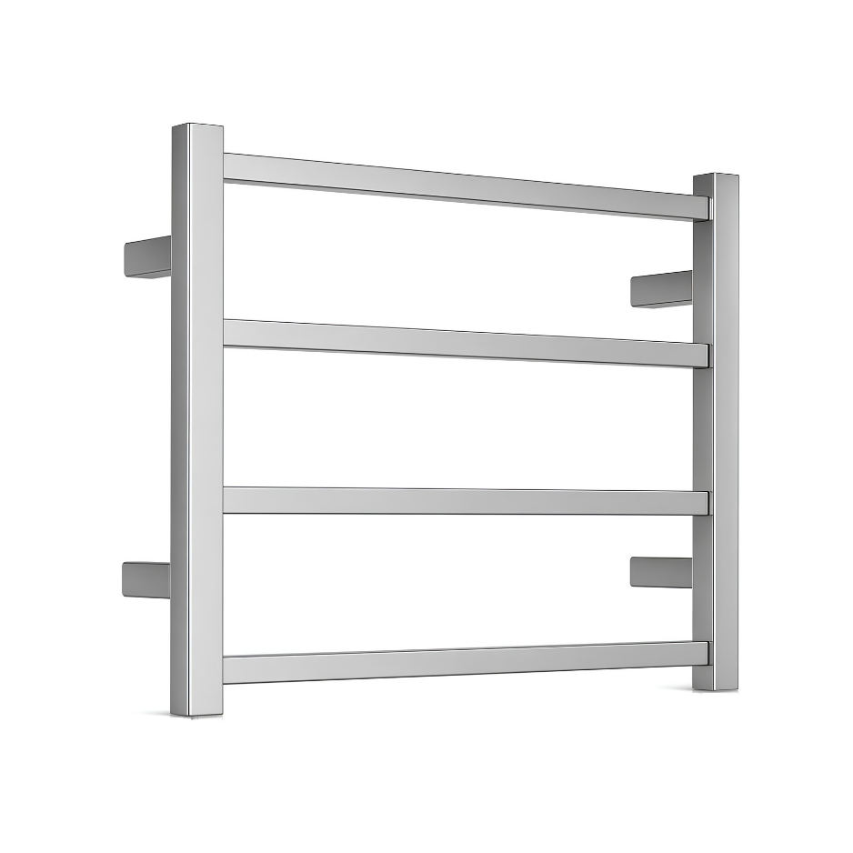 Chrome Square Towel Ladder - 4, 6 or 8 Bars