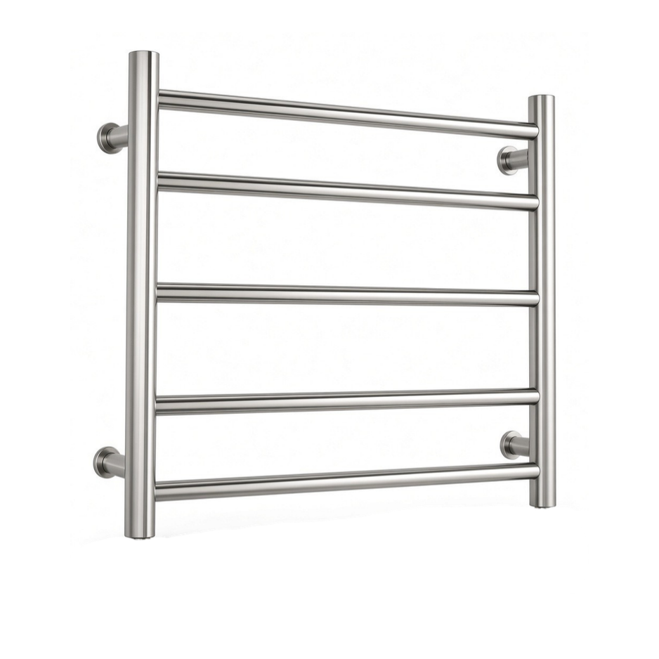 Chrome Round Towel Ladder - 5, 8 or 9 Bars