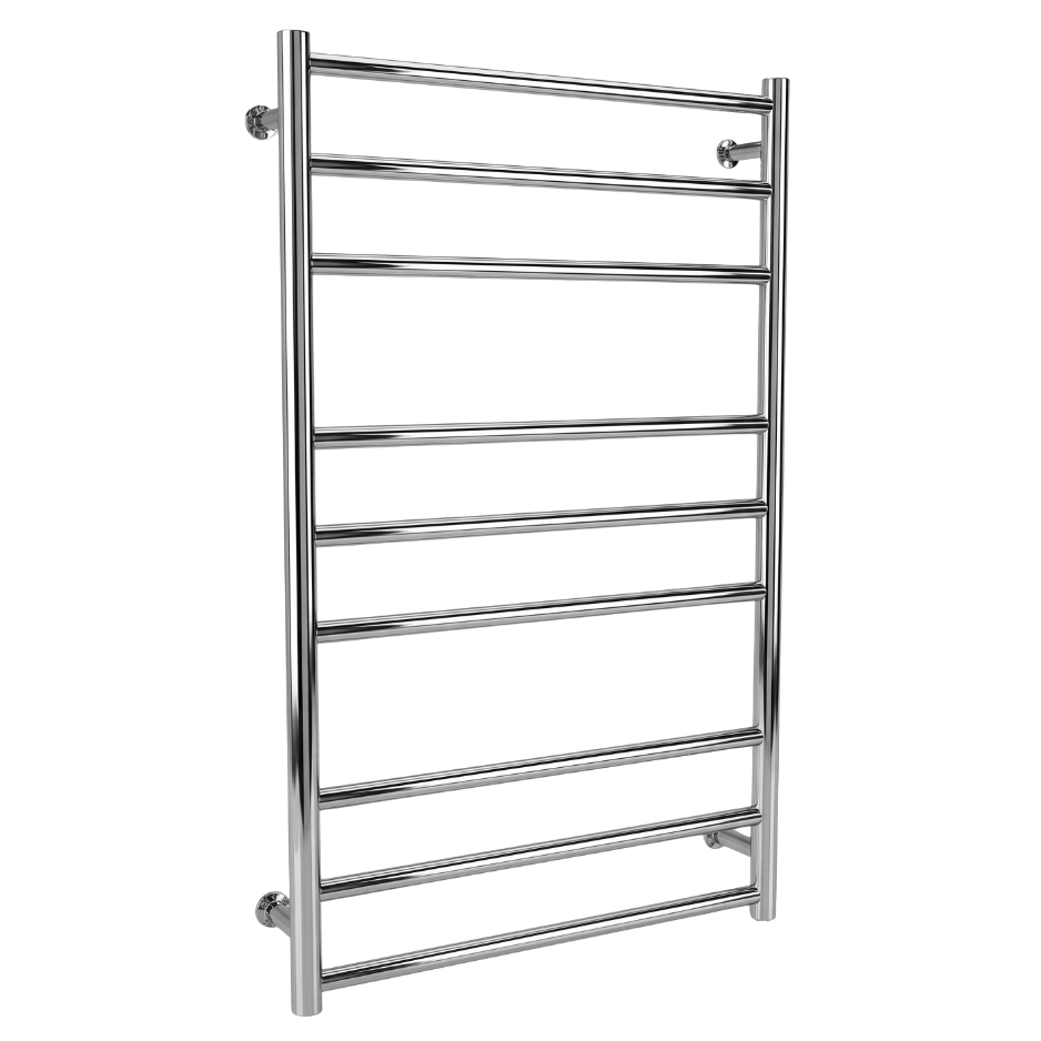 Chrome Round Towel Ladder - 5, 8 or 9 Bars
