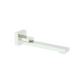 Chrome Rectangular Swivel Bath Spout 233mm
