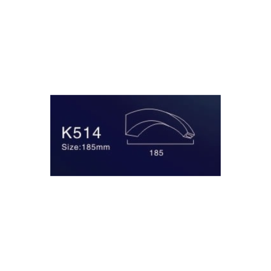 Chrome Bath Spout 185mm (Curved)