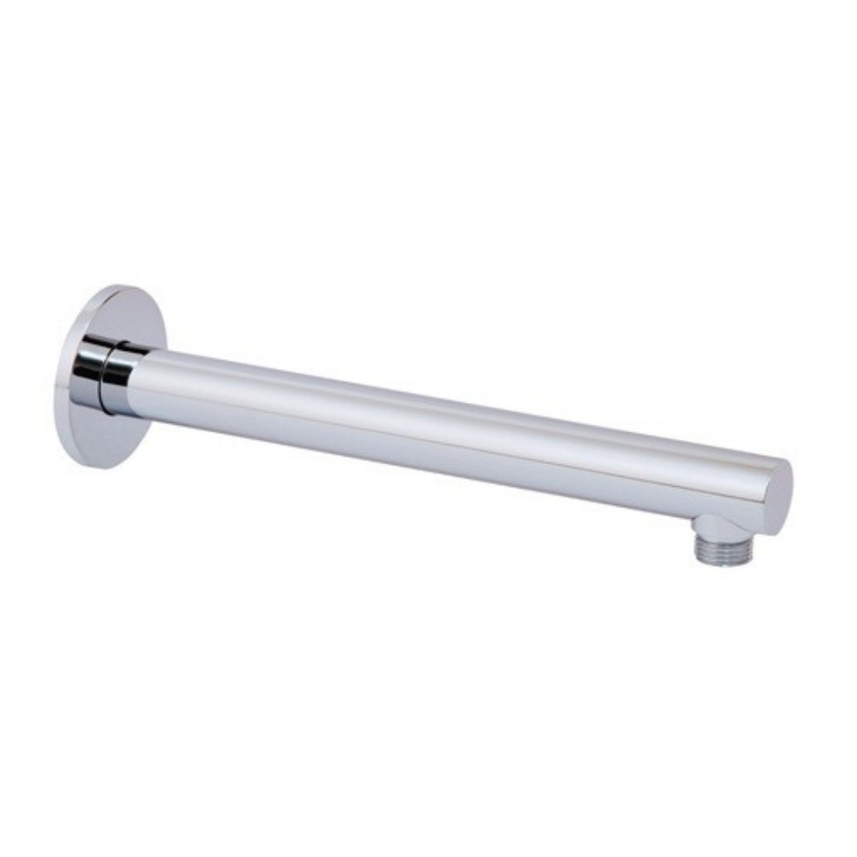 Chrome Round, Square or Oval Wall Mounted Shower Arm 280mm or 282mm