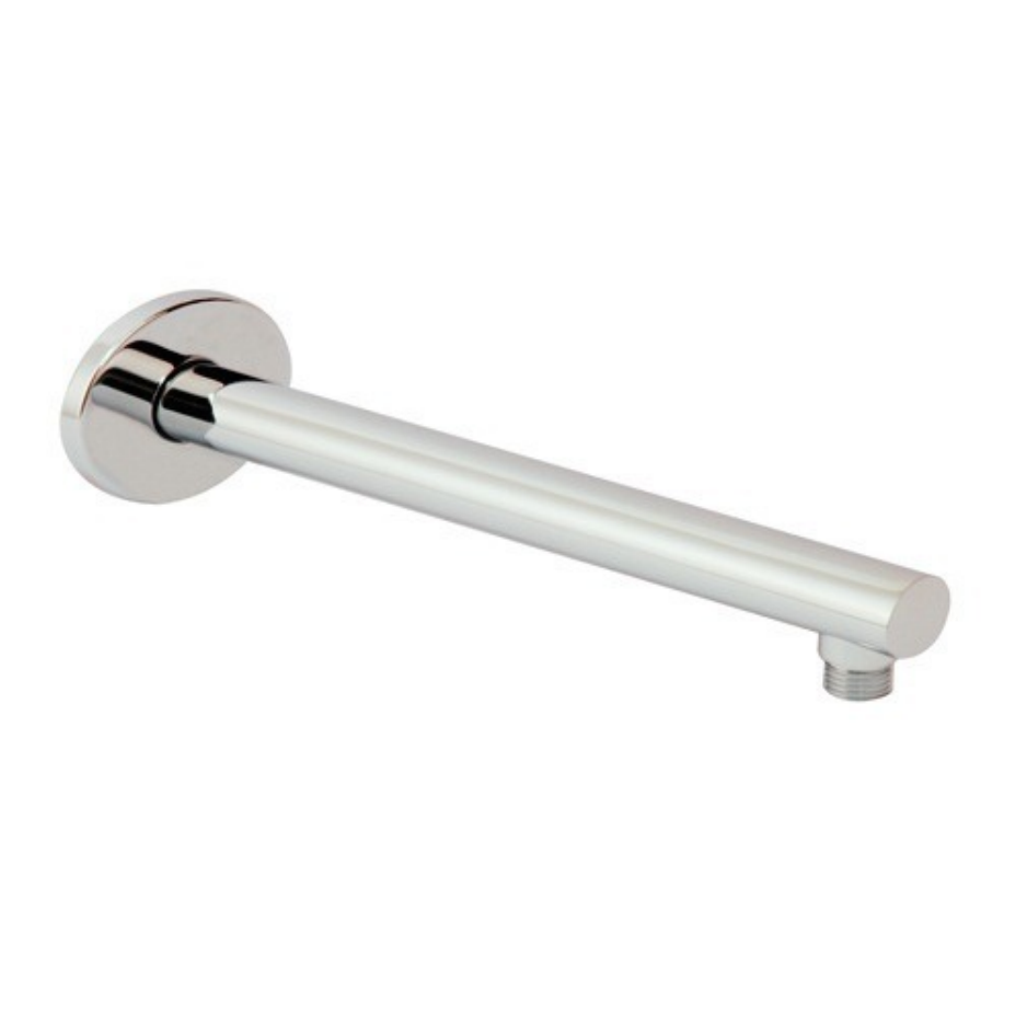 Chrome Round, Square or Oval Wall Mounted Shower Arm 280mm or 282mm