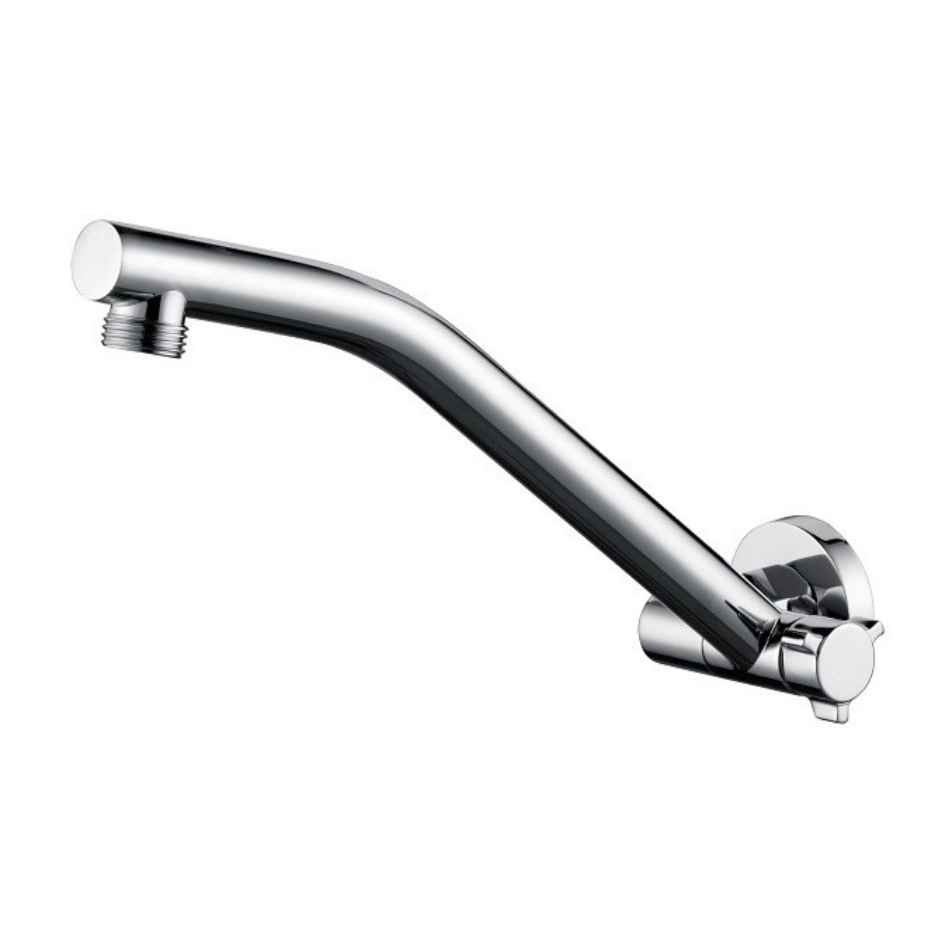 Chrome Square or Round Wall Mounted Shower Arm 277mm