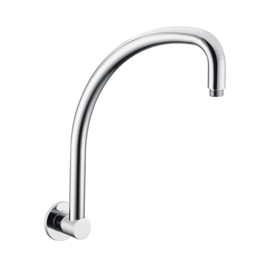 Chrome Round Wall Mounted Shower Arm 305mm x 237mm