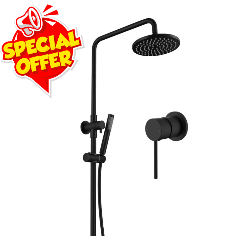 Shower set package - Matte Black