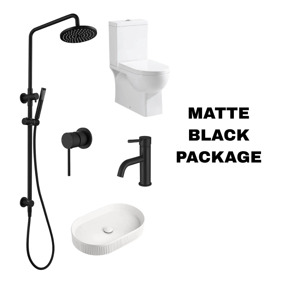 Bathroom package - Matte Black