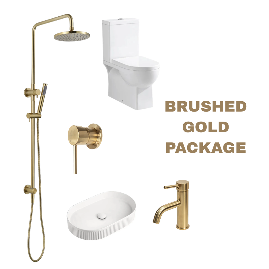 Bathroom package - Brushed Gold