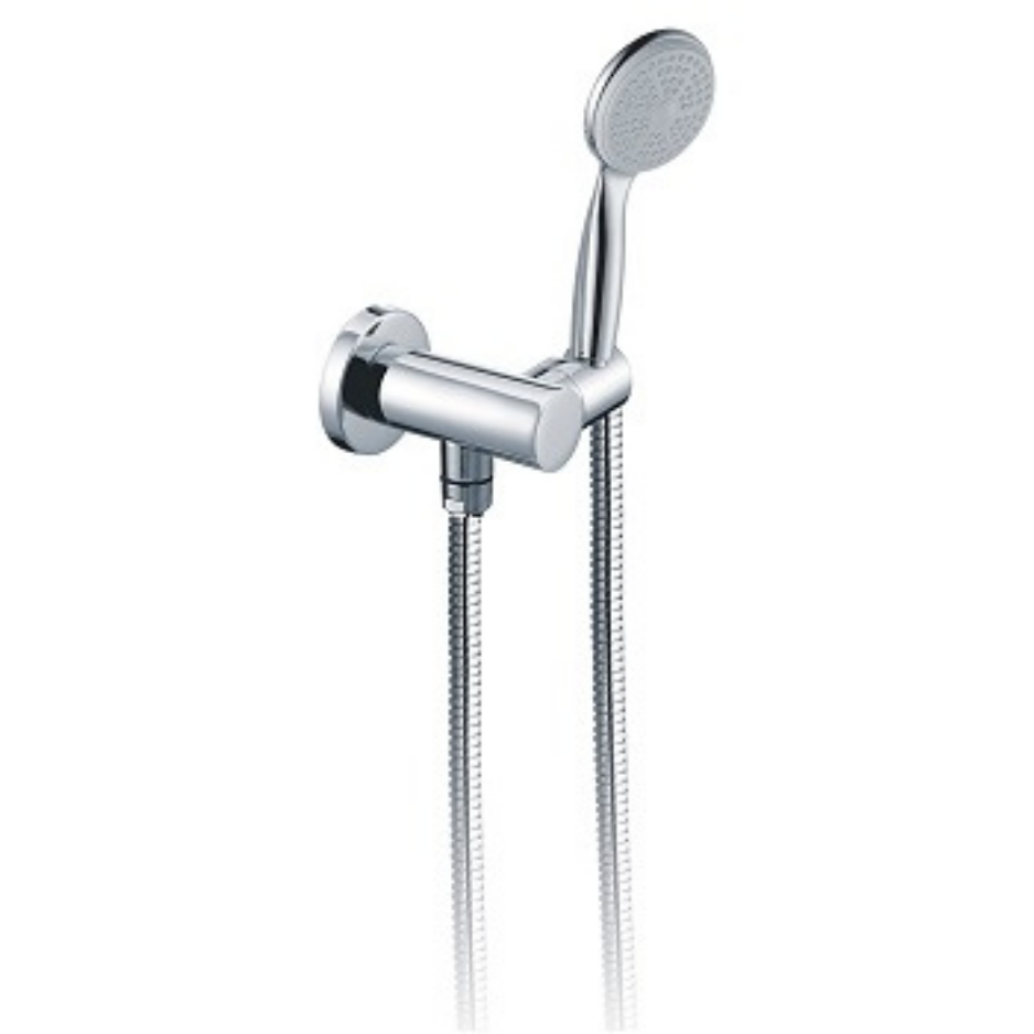 Round Chrome Handheld Shower Head | WELS 3 Star